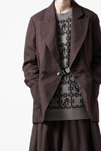 画像をギャラリービューアに読み込む, beauty : beast DOUBLE BREASTED UNCONSCIOUS JACKET (BROWN)