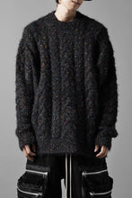 画像をギャラリービューアに読み込む, TARO HORIUCHI / th products Color Nep Mole Knit Pullover (black)