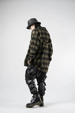 Load image into Gallery viewer, A.F ARTEFACT LOOSEY-FIT SHIRTS / PLAID PATTERNED (BLACK×YELLOW)