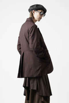 画像をギャラリービューアに読み込む, beauty : beast DOUBLE BREASTED UNCONSCIOUS JACKET (BROWN)