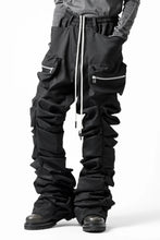 画像をギャラリービューアに読み込む, 【SAMPLE】A.F ARTEFACT MONSTER TUCK VOLUME BAGGY PANTS / LUXE-TWILL (BLACK)