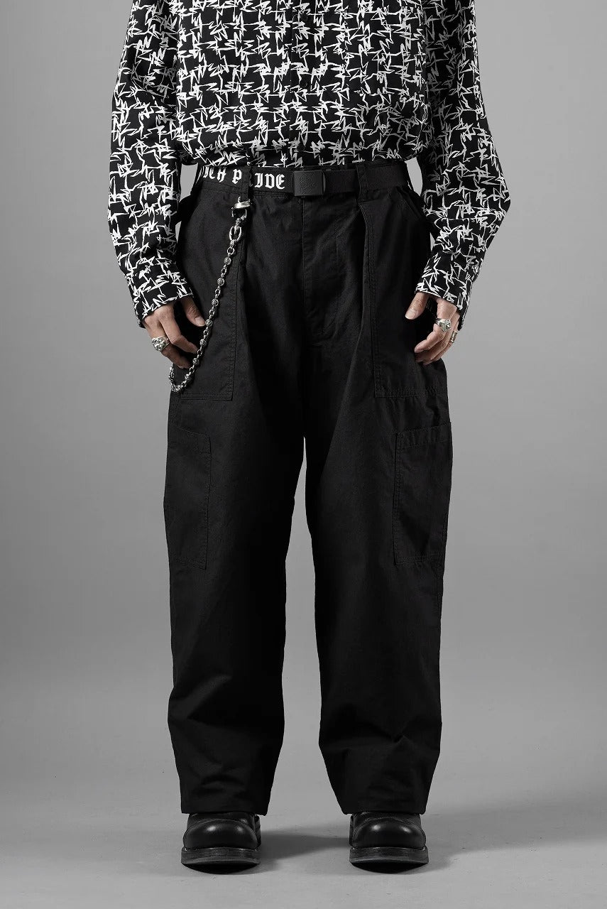 Load image into Gallery viewer, LASTMAN POPLIN MECHANIC PANTS (BLACK)