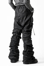 画像をギャラリービューアに読み込む, 【SAMPLE】A.F ARTEFACT MONSTER TUCK VOLUME BAGGY PANTS / LUXE-TWILL (BLACK)