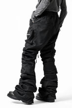 画像をギャラリービューアに読み込む, 【SAMPLE】A.F ARTEFACT MONSTER TUCK VOLUME BAGGY PANTS / LUXE-TWILL (BLACK)