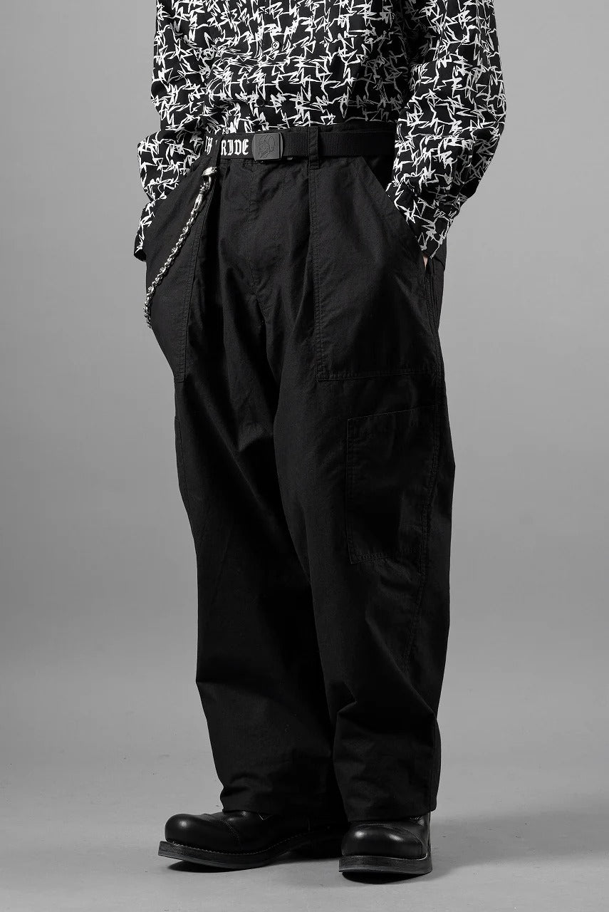 Load image into Gallery viewer, LASTMAN POPLIN MECHANIC PANTS (BLACK)