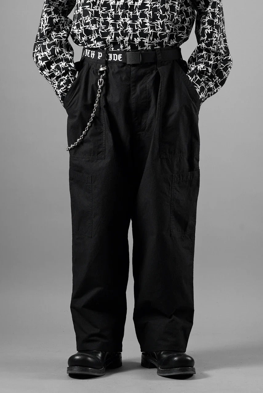 LASTMAN POPLIN MECHANIC PANTS (BLACK)