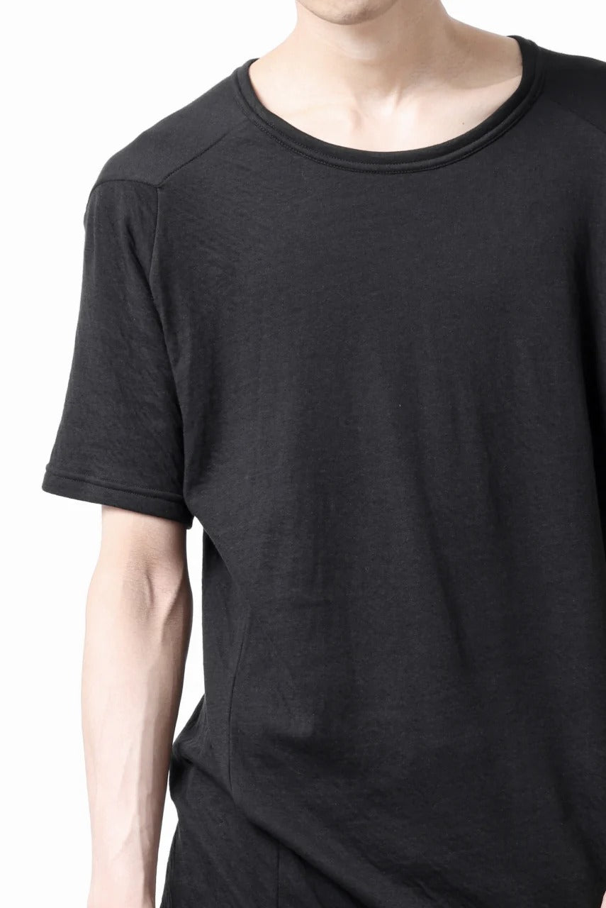 画像をギャラリービューアに読み込む, A.F ARTEFACT MULTI PANEL SLIMFIT T-SHIRT / SOFT DOUBLEFACE (BLACK)