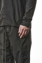 画像をギャラリービューアに読み込む, thom/krom STAND COLLAR SHIRT / ORGANIC COTTON (BLACK)