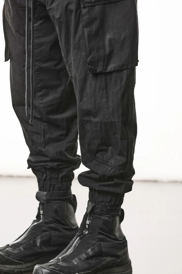 画像をギャラリービューアに読み込む, thom/krom CARGO JOGGER TROUSERS / ORGANIC COTTON (BLACK)