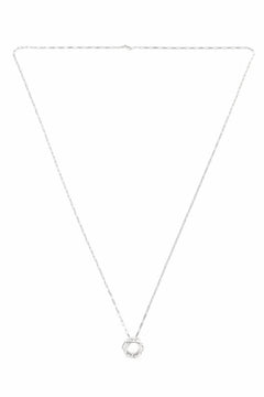 画像をギャラリービューアに読み込む, m.a+ large + globe necklace with silver chain / AD41 / AG (SILVER)