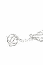 画像をギャラリービューアに読み込む, m.a+ large + globe necklace with silver chain / AD41 / AG (SILVER)