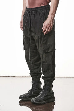 画像をギャラリービューアに読み込む, thom/krom CARGO JOGGER TROUSERS / ORGANIC COTTON (BLACK)