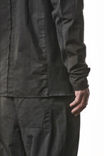 画像をギャラリービューアに読み込む, thom/krom STAND COLLAR SHIRT / ORGANIC COTTON (BLACK)
