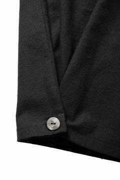 画像をギャラリービューアに読み込む, kujaku wide easy pants with hem button / P-317 (black)