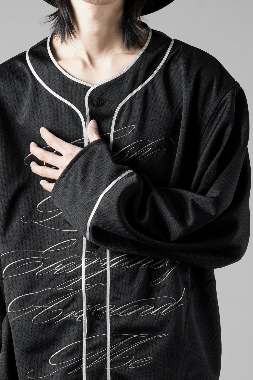 画像をギャラリービューアに読み込む, LASTMAN BASEBALL SHIRT "C.R.E.A.M" (L/S) (BLACK)