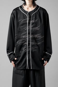 画像をギャラリービューアに読み込む, LASTMAN BASEBALL SHIRT "C.R.E.A.M" (L/S) (BLACK)