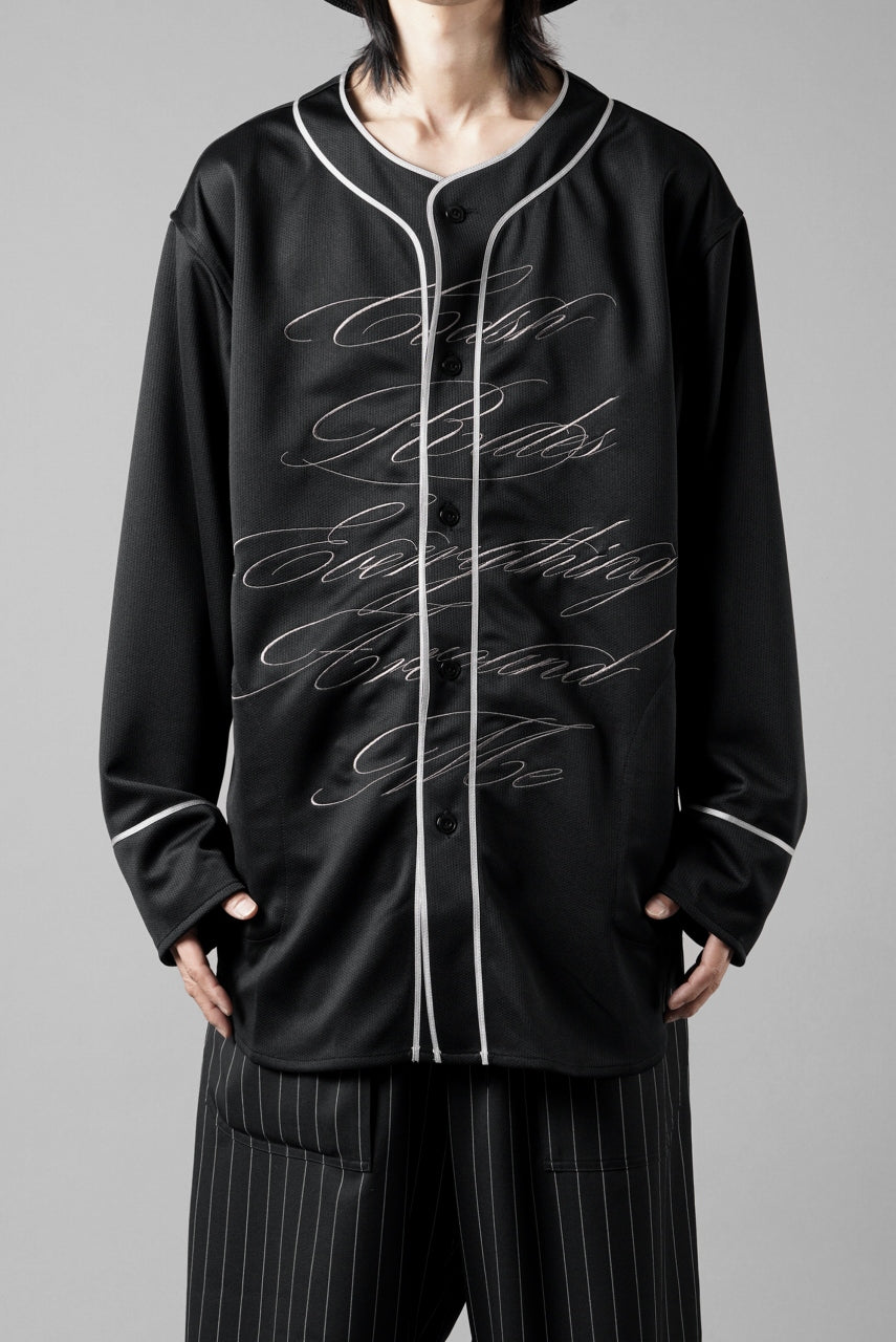 画像をギャラリービューアに読み込む, LASTMAN BASEBALL SHIRT "C.R.E.A.M" (L/S) (BLACK)