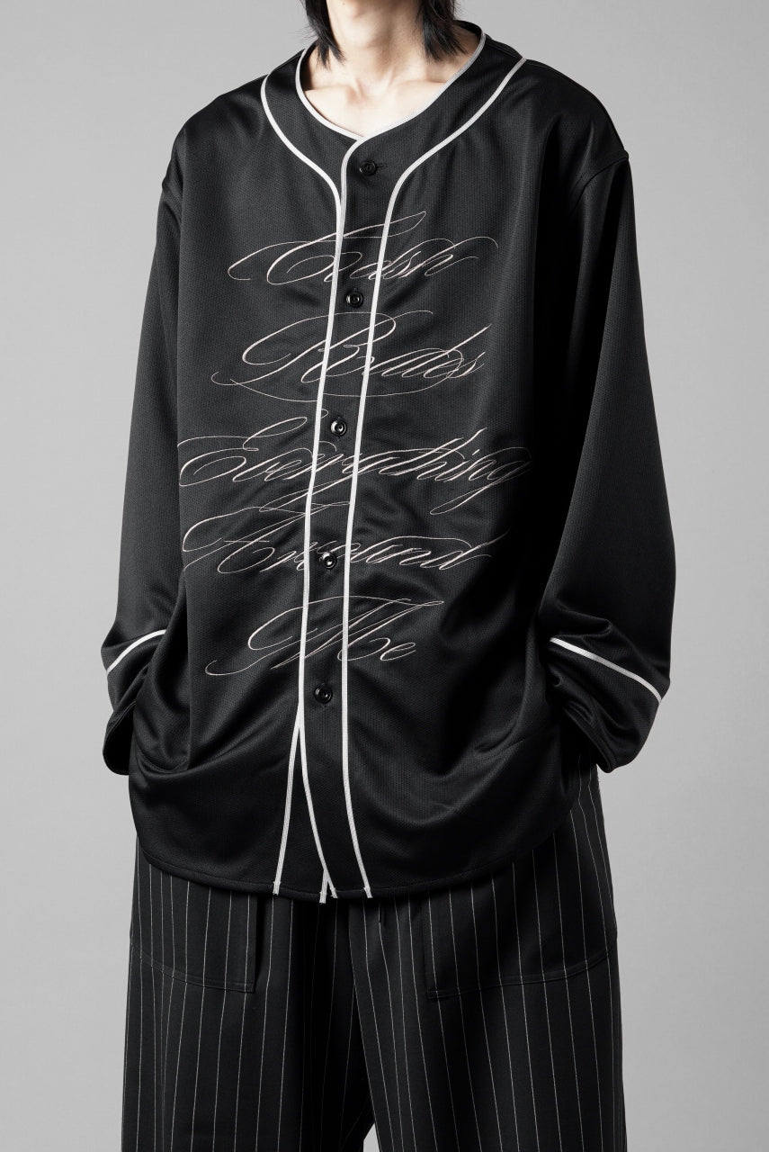 画像をギャラリービューアに読み込む, LASTMAN BASEBALL SHIRT "C.R.E.A.M" (L/S) (BLACK)