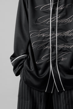 画像をギャラリービューアに読み込む, LASTMAN BASEBALL SHIRT "C.R.E.A.M" (L/S) (BLACK)