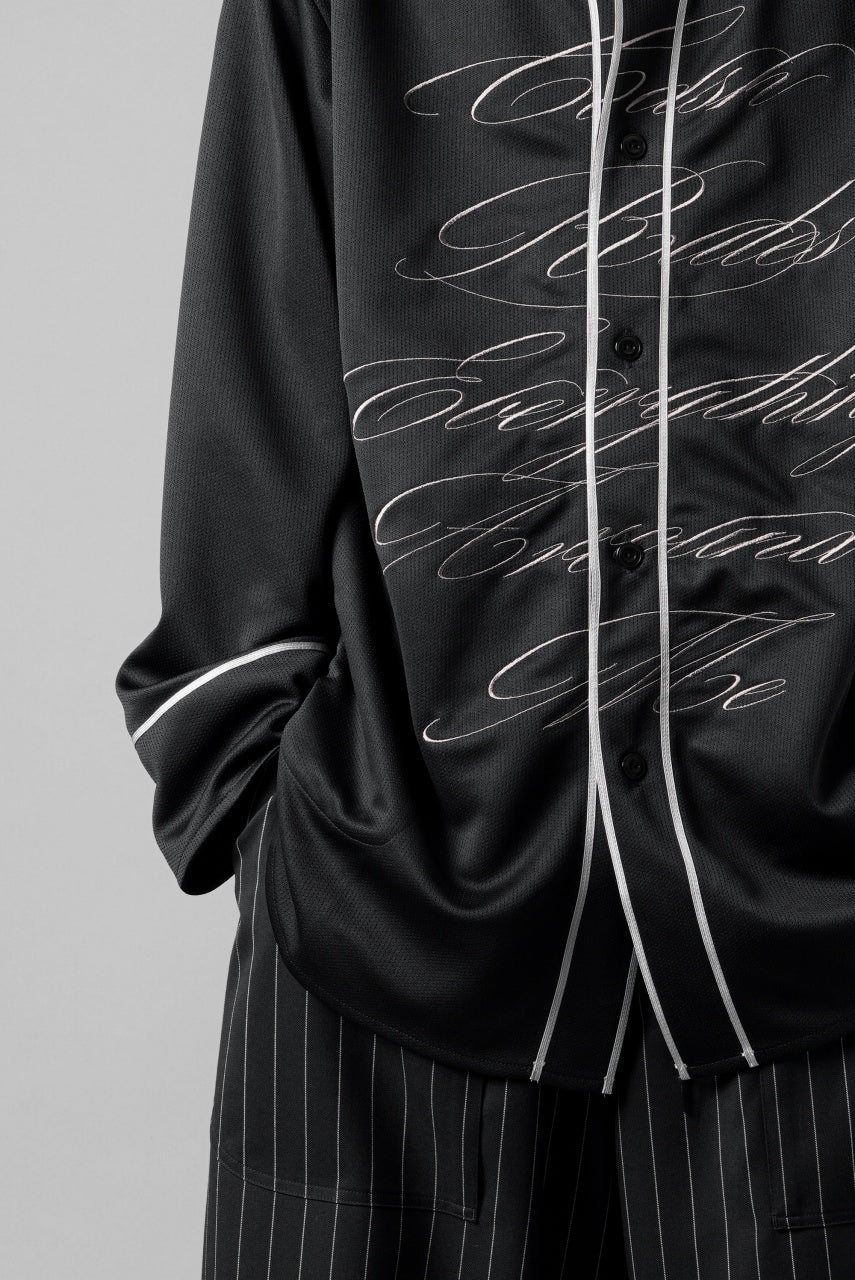 画像をギャラリービューアに読み込む, LASTMAN BASEBALL SHIRT "C.R.E.A.M" (L/S) (BLACK)