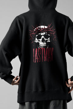 画像をギャラリービューアに読み込む, LASTMAN PRINTED HOODIE -CROWN- (BLACK)
