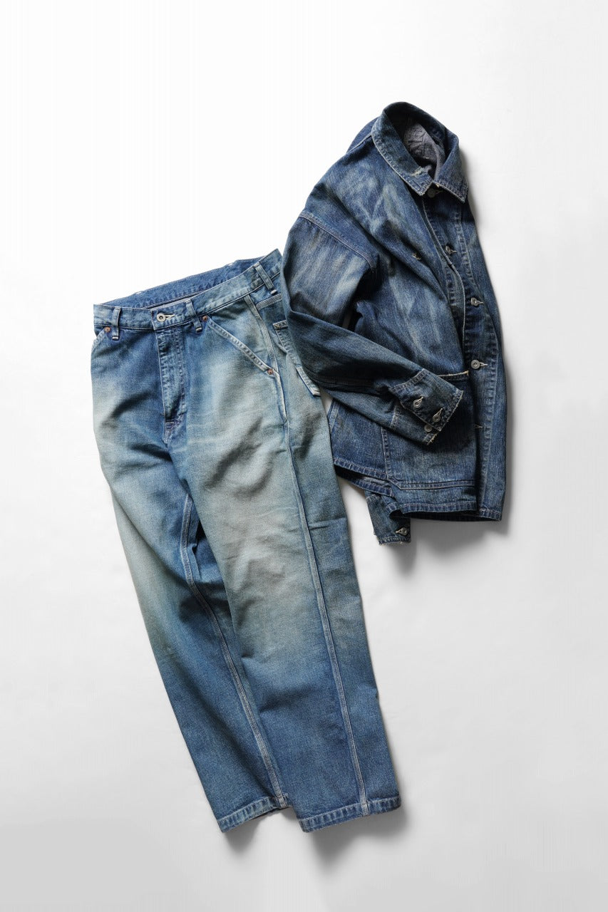 MADNESS AGING DENIM PAINTER PANTS . M2 RELAXED (INDIGO)の商品