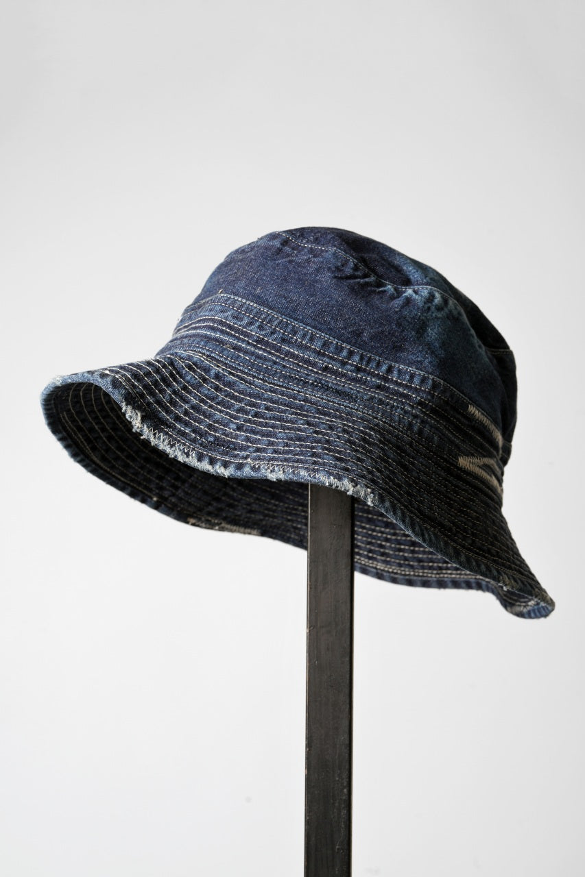 MADNESS NV. NEP DENIM BUCKET HAT (INDIGO)| マッドネス 通販 LOOM OSAKA