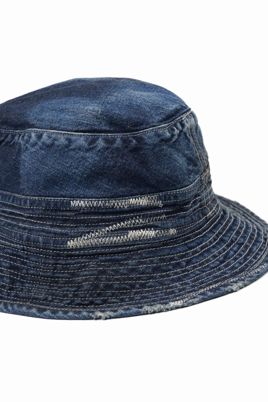 MADNESS NV. NEP DENIM BUCKET HAT (INDIGO)| マッドネス 通販 LOOM OSAKA