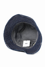 Load image into Gallery viewer, MADNESS NV. NEP DENIM BUCKET HAT (INDIGO)