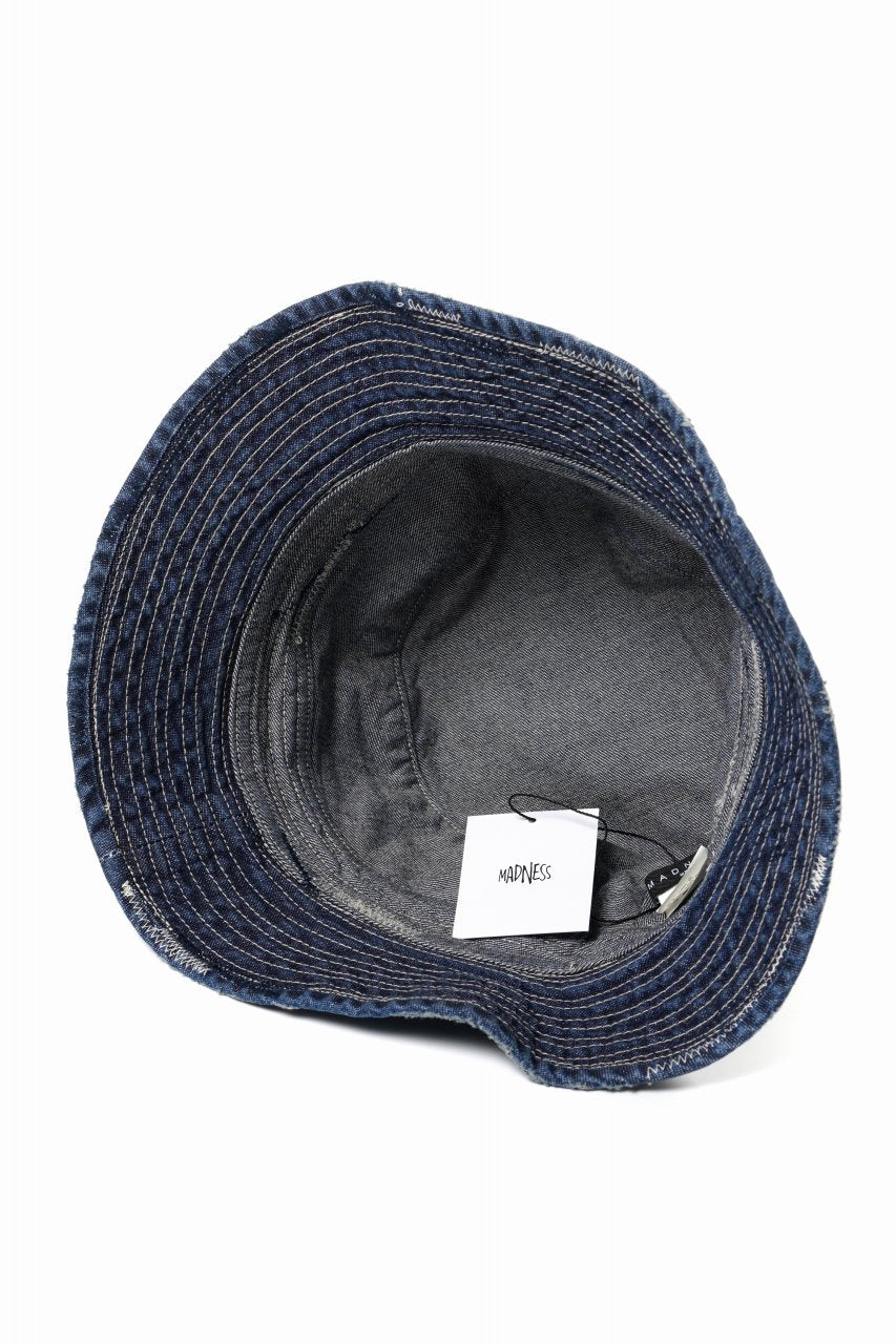 MADNESS NV. NEP DENIM BUCKET HAT (INDIGO)| マッドネス 通販 LOOM OSAKA