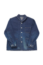 画像をギャラリービューアに読み込む, MADNESS NV. SHAWL COLLAR DENIM COVERALL (INDIGO)