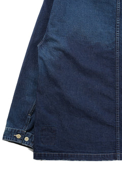 画像をギャラリービューアに読み込む, MADNESS NV. SHAWL COLLAR DENIM COVERALL (INDIGO)