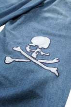 Load image into Gallery viewer, mastermind JAPAN WIDE EASY TROUSERS / LIGHT SMOOTH DENIM (INDIGO)