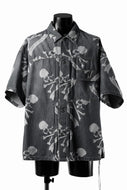 MASTERMIND WORLD ALOHA SS DENIM SHIRT (BLACK)