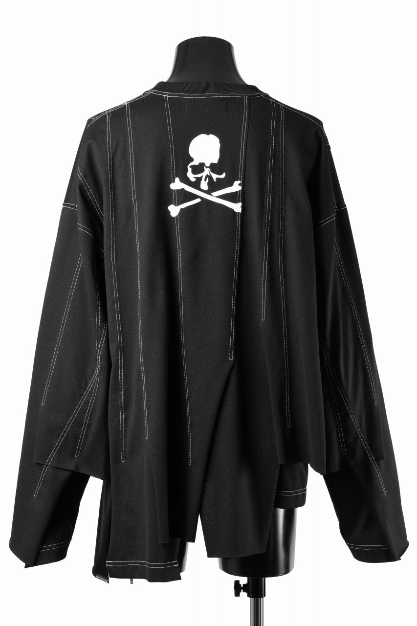 Load image into Gallery viewer, MASTERMIND WORLD  RECONSTRUCTED LS TOP (BLACK)