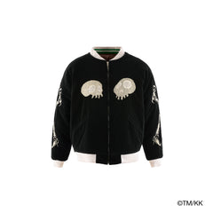 Load image into Gallery viewer, mononoke・made REVERSIBLE SKA JAMBER (BLACK+PINK)