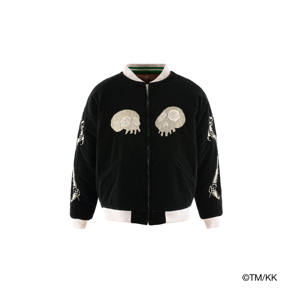 Load image into Gallery viewer, mononoke・made REVERSIBLE SKA JAMBER (BLACK+PINK)