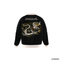 Load image into Gallery viewer, mononoke・made REVERSIBLE SKA JAMBER (BLACK+PINK)