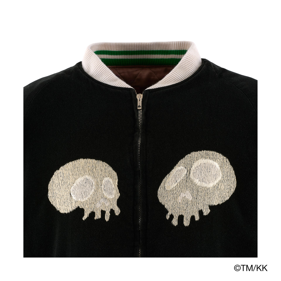 Load image into Gallery viewer, mononoke・made REVERSIBLE SKA JAMBER (BLACK+PINK)