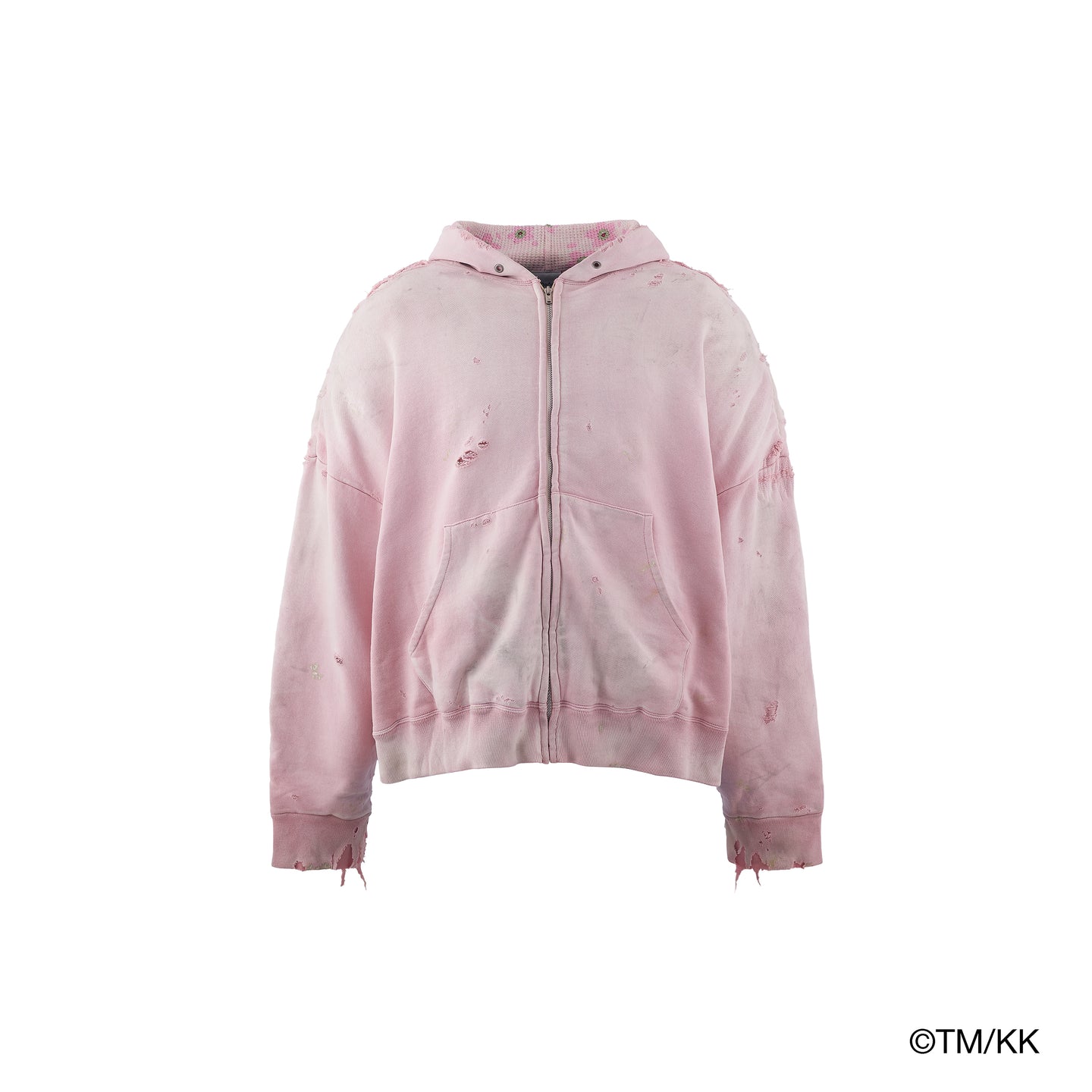 mononoke・made DOUBLE FACES ZIP HOODIE / SAKURA (PINK) – LOOM OSAKA