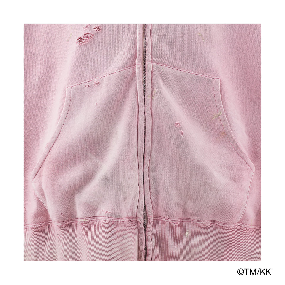 Load image into Gallery viewer, mononoke・made DOUBLE FACES ZIP HOODIE / SAKURA (PINK)