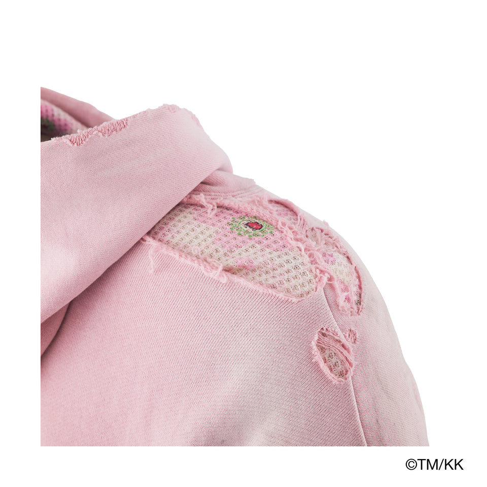 Load image into Gallery viewer, mononoke・made DOUBLE FACES ZIP HOODIE / SAKURA (PINK)