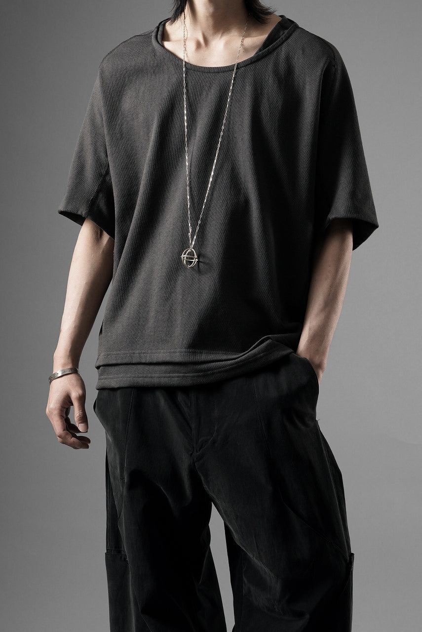 画像をギャラリービューアに読み込む, OPPOSE DUALITY DOUBLE HALF SLEEVE T-SHIRT (GRAY)