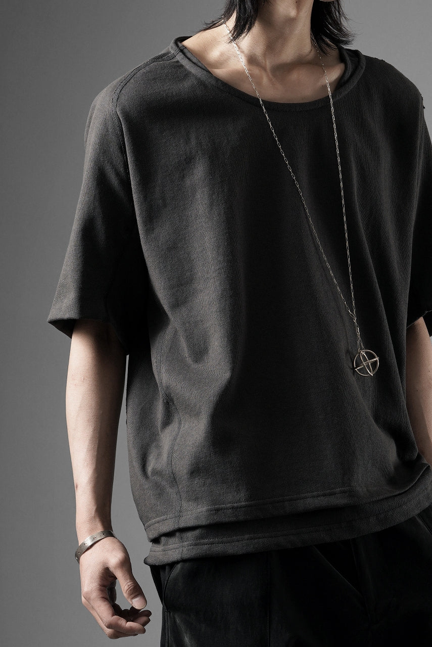 画像をギャラリービューアに読み込む, OPPOSE DUALITY DOUBLE HALF SLEEVE T-SHIRT (GRAY)