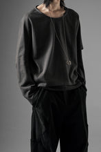 画像をギャラリービューアに読み込む, OPPOSE DUALITY ONE SIDE HALF LONG SLEEVE T-SHIRT (GRAY)