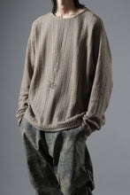 Load image into Gallery viewer, OPPOSE DUALITY WAVE LONG SLEEVE T-SHIRTS / RUSSELL KNIT JERSEY (BEIGE)