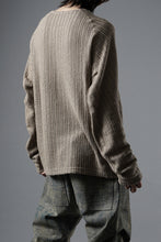 Load image into Gallery viewer, OPPOSE DUALITY WAVE LONG SLEEVE T-SHIRTS / RUSSELL KNIT JERSEY (BEIGE)
