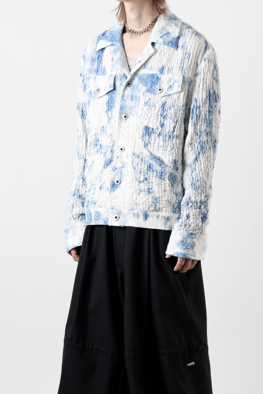 Feng Chen Wang BLUE AND WHITE JACKET (BLUE/WHITE)