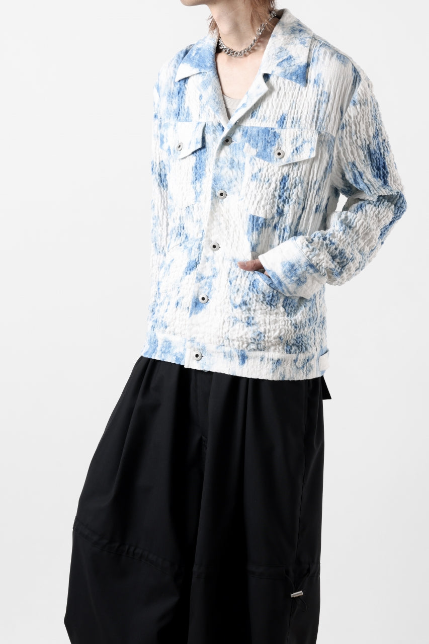 Feng Chen Wang BLUE AND WHITE JACKET (BLUE/WHITE)