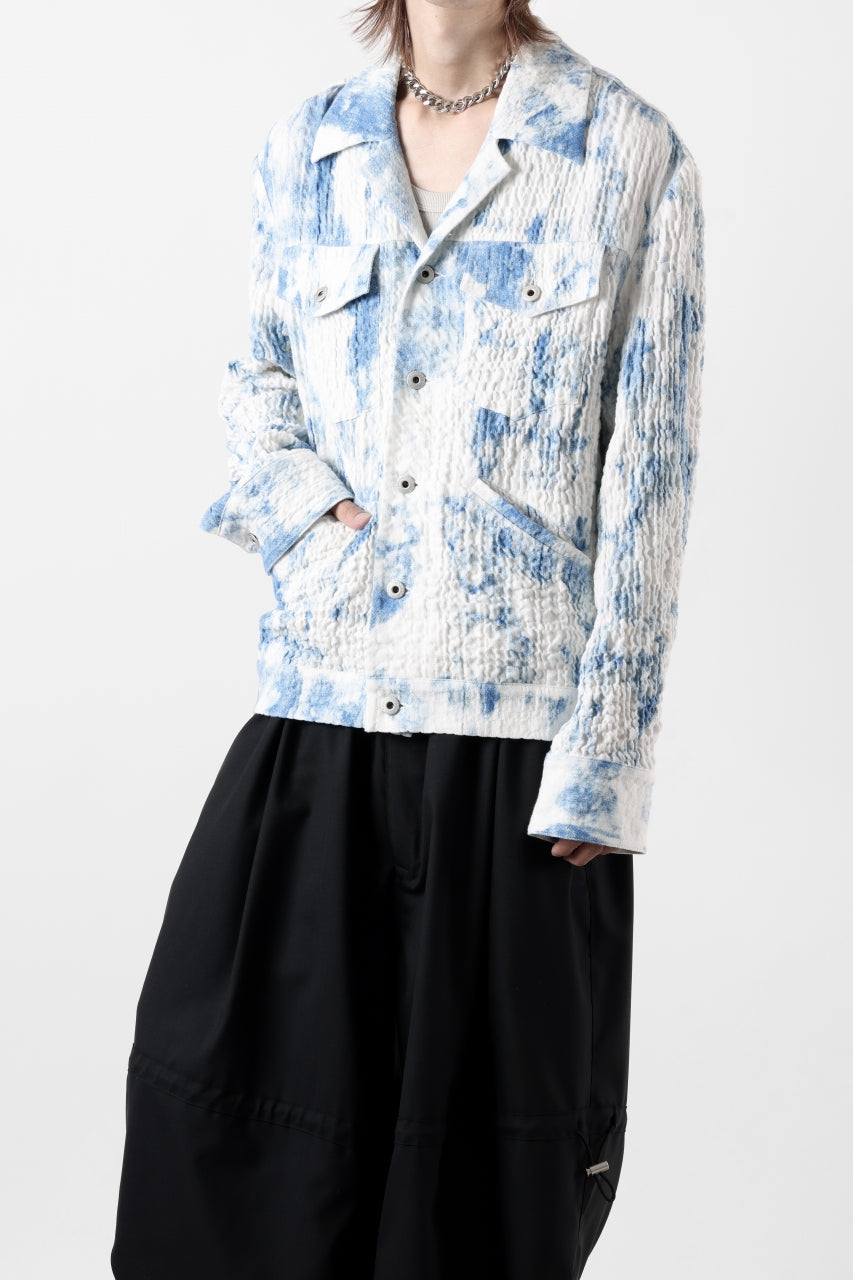 Feng Chen Wang BLUE AND WHITE JACKET (BLUE/WHITE)